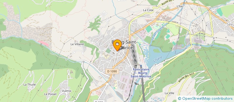 localisation de l'entreprise MADAME CATHERINE COULON  BOURG-SAINT-MAURICE