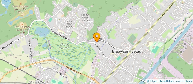 localisation de l'entreprise MADAME CATHERINE COULON  BRUAY-SUR-L'ESCAUT
