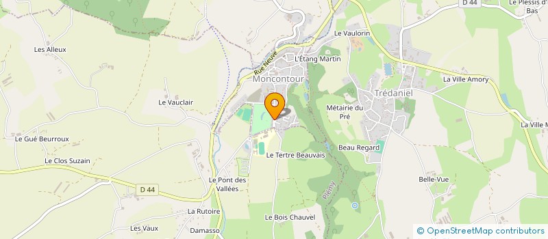 localisation de l'entreprise MADAME CATHERINE COUPE  MONCONTOUR