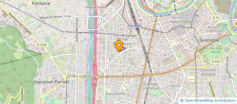 localisation de l'entreprise MADAME CATHERINE COURADE  GRENOBLE