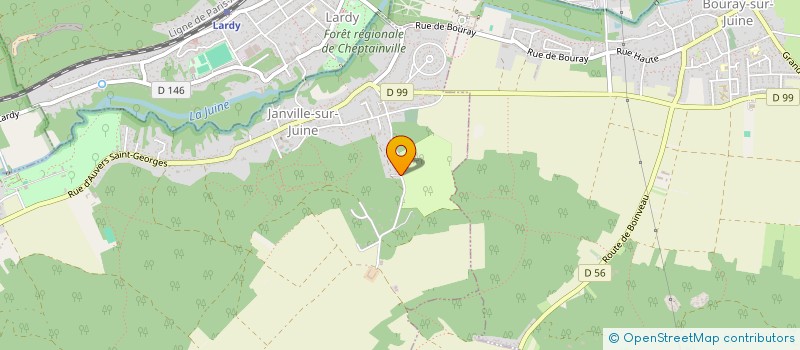 localisation de l'entreprise MADAME CATHERINE COURJAUD  JANVILLE-SUR-JUINE