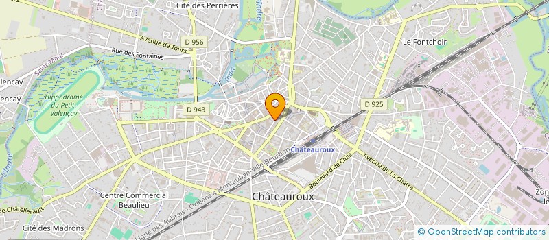 localisation de l'entreprise MADAME CATHERINE COURJAULT à CHATEAUROUX