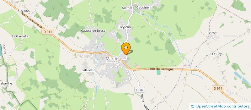 localisation de l'entreprise MADAME CATHERINE COURNEDE  MARTIEL