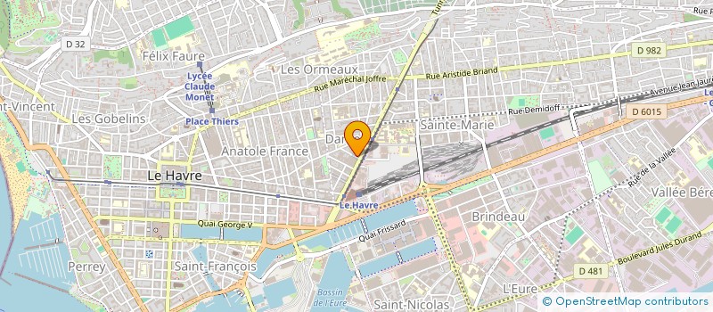 localisation de l'entreprise MADAME CATHERINE COURTOIS à LE HAVRE