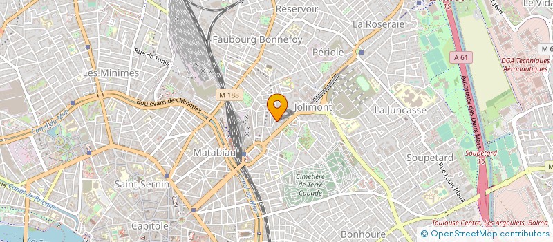 localisation de l'entreprise MADAME CATHERINE COUSIN  TOULOUSE