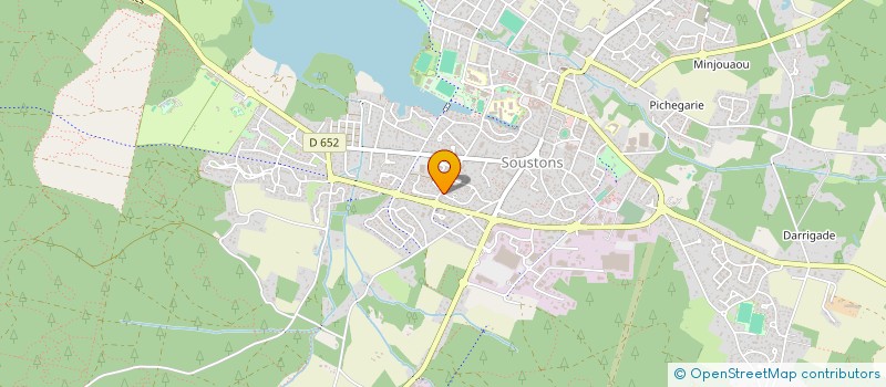 localisation de l'entreprise MADAME CATHERINE COUTAREL  SOUSTONS