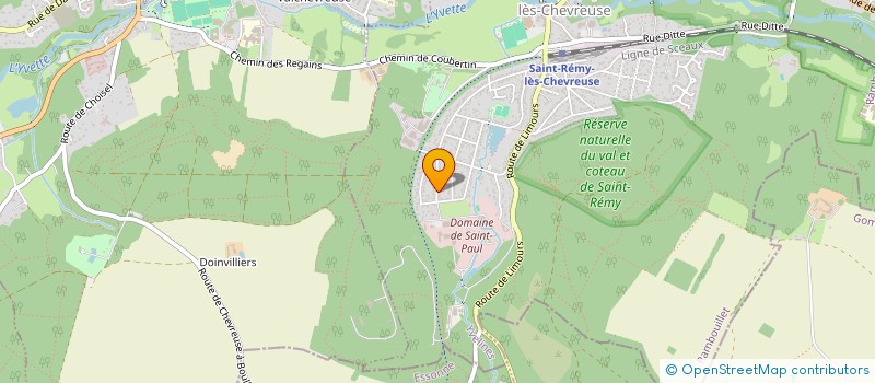 localisation de l'entreprise MADAME CATHERINE CRAPOULET  SAINT-REMY-LES-CHEVREUSE