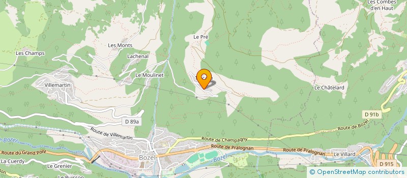 localisation de l'entreprise MADAME CATHERINE CREPOUX  BOZEL