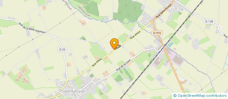 localisation de l'entreprise MADAME CATHERINE CRETON  STEENBECQUE