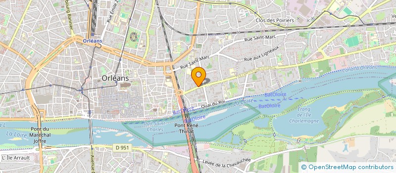 localisation de l'entreprise MADAME CATHERINE CRISTOU  ORLEANS