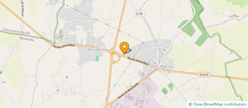 localisation de l'entreprise MADAME CATHERINE CROCHEMORE  BOULLEVILLE