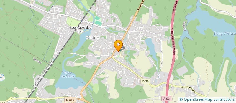 localisation de l'entreprise MADAME CATHERINE CRONEL  ONDRES