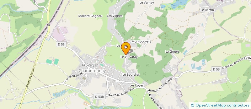 localisation de l'entreprise MADAME CATHERINE CRUZ  CHARANTONNAY