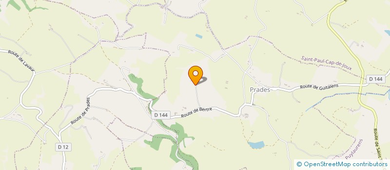 localisation de l'entreprise MADAME CATHERINE CUBEAU  PRADES