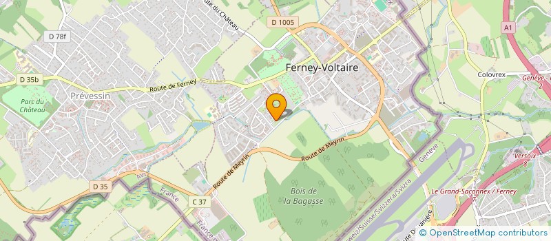 localisation de l'entreprise MADAME CATHERINE CUCHE à FERNEY-VOLTAIRE