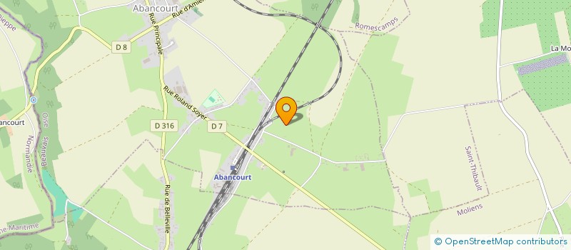 localisation de l'entreprise MADAME CATHERINE CUILLERIER  ABANCOURT