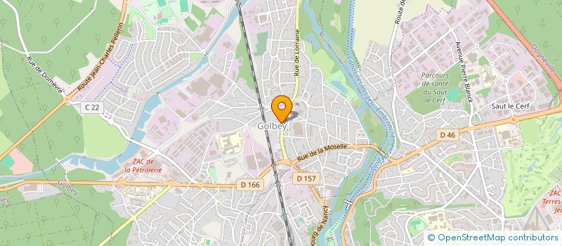 localisation de l'entreprise MADAME CATHERINE CUNY  GOLBEY