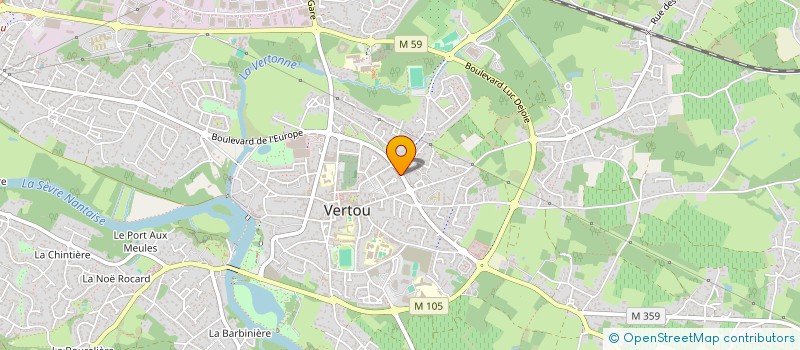 localisation de l'entreprise MADAME CATHERINE CWIOK  VERTOU