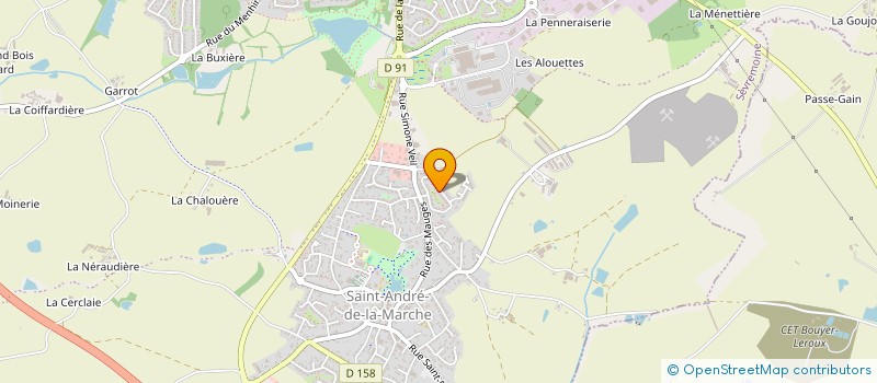 localisation de l'entreprise MADAME CATHERINE D'AMORE  SEVREMOINE