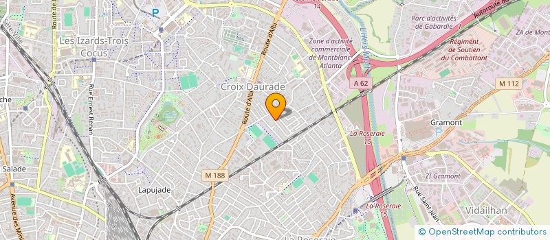 localisation de l'entreprise MADAME CATHERINE DABOS  TOULOUSE