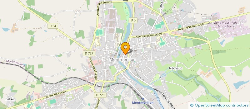 localisation de l'entreprise MADAME CATHERINE DADU  MONTMORILLON