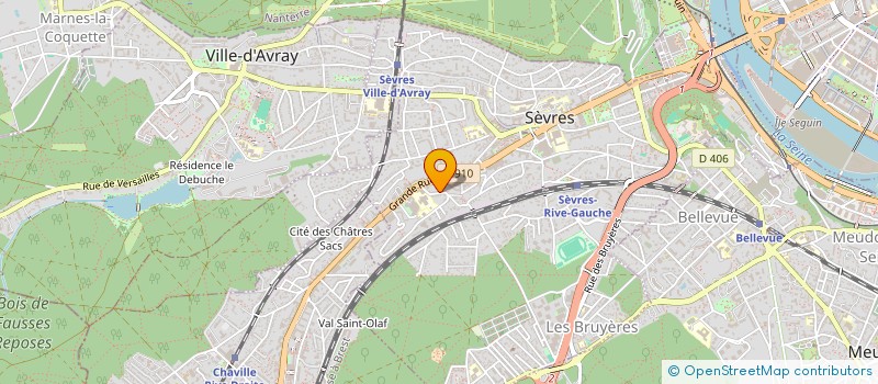localisation de l'entreprise MADAME CATHERINE DAILLY à SEVRES