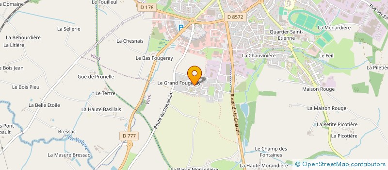 localisation de l'entreprise MADAME CATHERINE DALLE  VITRE