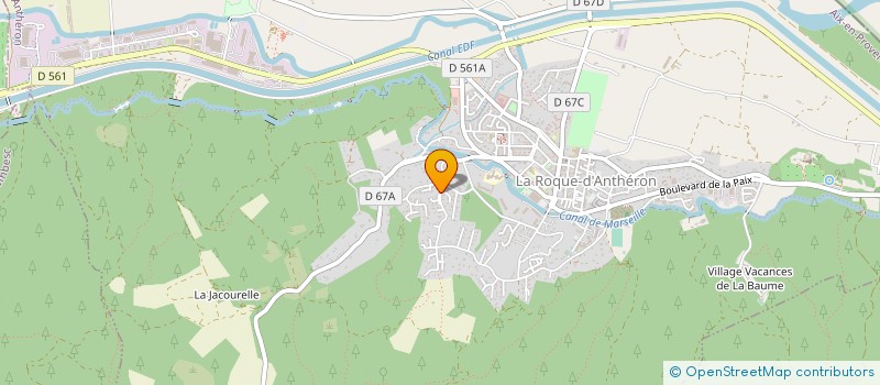 localisation de l'entreprise MADAME CATHERINE DALOISO  LA ROQUE D'ANTHERON