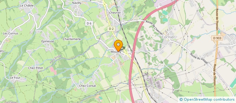 localisation de l'entreprise MADAME CATHERINE DANCET  CORNIER