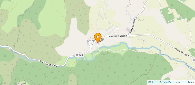 localisation de l'entreprise MADAME CATHERINE DANDEL  TRESCLEOUX