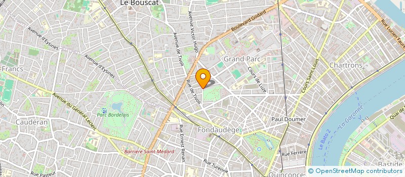 localisation de l'entreprise MADAME CATHERINE DANIELLE J CIBOIS  BORDEAUX