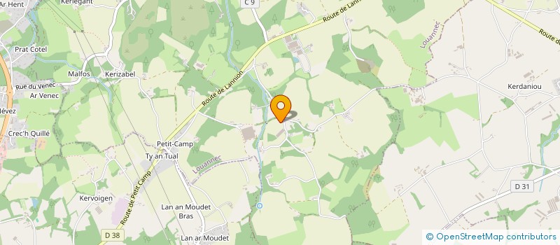 localisation de l'entreprise MADAME CATHERINE DANIOU à LOUANNEC