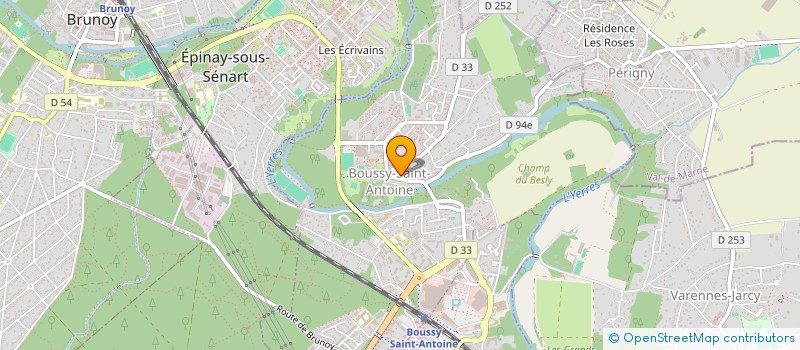 localisation de l'entreprise MADAME CATHERINE DARDY  BOUSSY-SAINT-ANTOINE