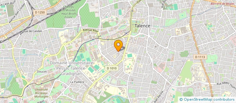 localisation de l'entreprise MADAME CATHERINE DARIBO  TALENCE