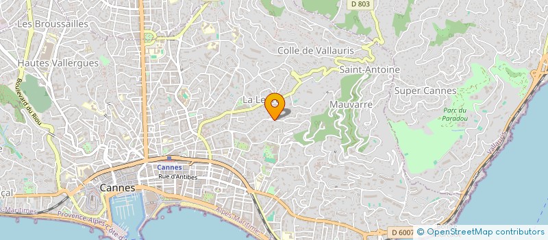localisation de l'entreprise MADAME CATHERINE DARMON à CANNES