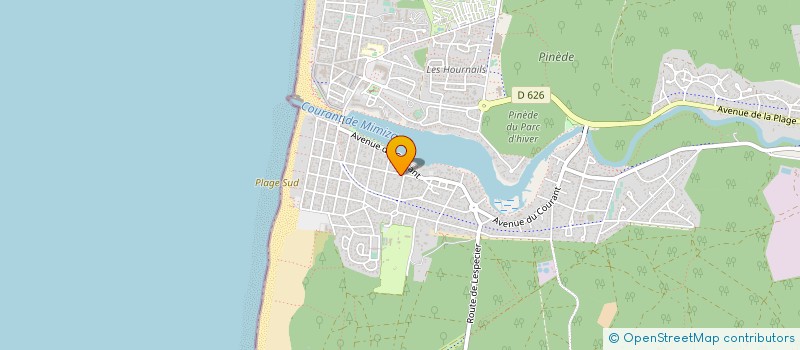 localisation de l'entreprise MADAME CATHERINE DARTIGUES  MIMIZAN