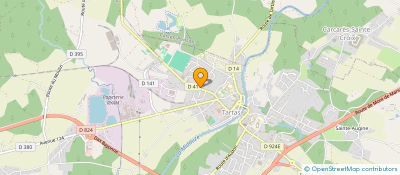 localisation de l'entreprise MADAME CATHERINE DAS NEVES VALEIRO  TARTAS