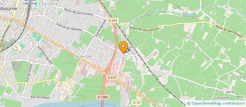 localisation de l'entreprise MADAME CATHERINE DATTAS à LIBOURNE
