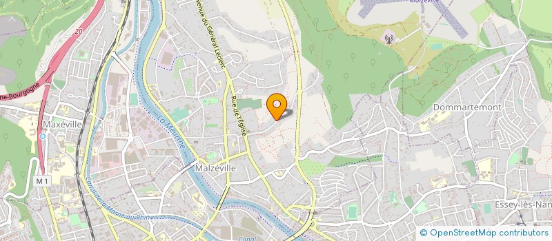 localisation de l'entreprise MADAME CATHERINE DAUBIE  MALZEVILLE