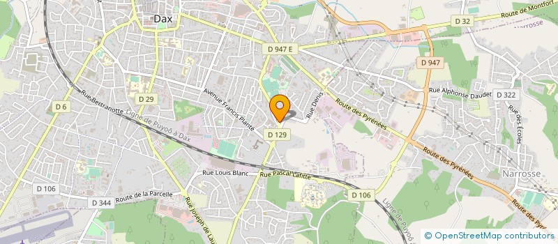 localisation de l'entreprise MADAME CATHERINE DAUGA  DAX