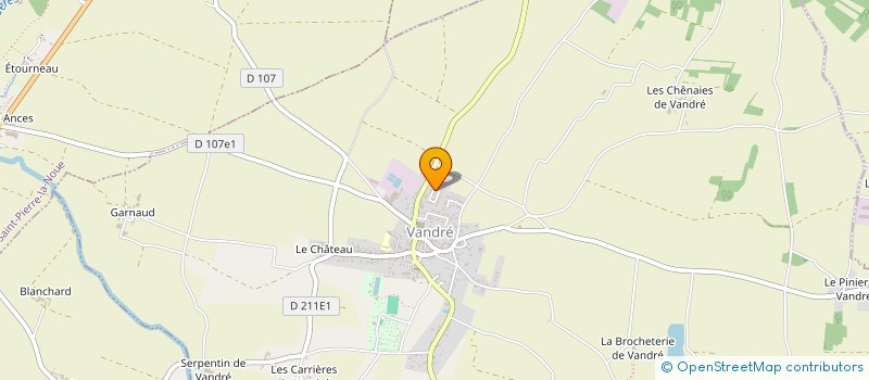 localisation de l'entreprise MADAME CATHERINE DAUVERGNE  LA DEVISE