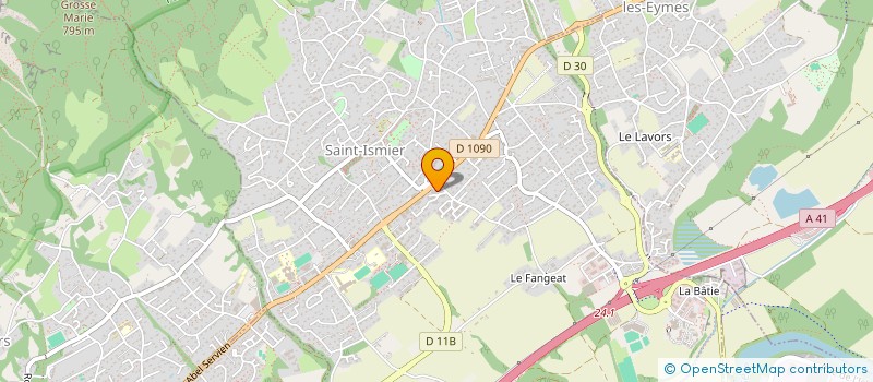 localisation de l'entreprise MADAME CATHERINE DAVID  SAINT-ISMIER