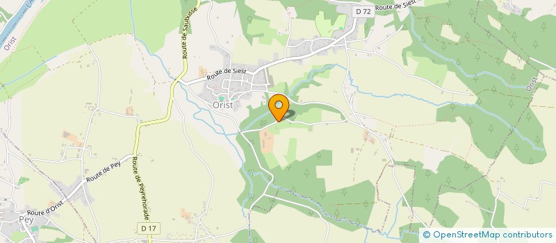 localisation de l'entreprise MADAME CATHERINE DAVID  ORIST