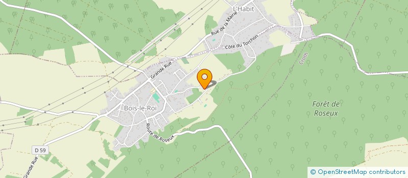 localisation de l'entreprise MADAME CATHERINE DAVID à BOIS-LE-ROI