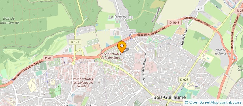 localisation de l'entreprise MADAME CATHERINE DAVID à BOIS-GUILLAUME