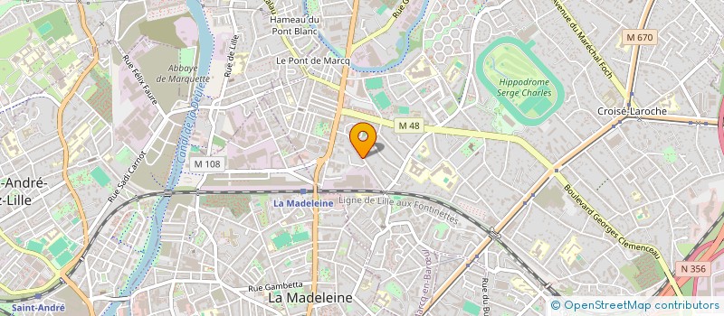 localisation de l'entreprise MADAME CATHERINE DAVOUST à MARCQ-EN-BARŒUL