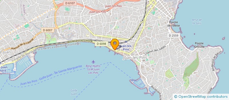 localisation de l'entreprise MADAME CATHERINE DAYAN à ANTIBES