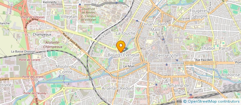 localisation de l'entreprise MADAME CATHERINE DE BELIZAT  RENNES