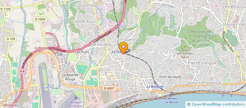 localisation de l'entreprise MADAME CATHERINE DE CARVALHO à CANNES