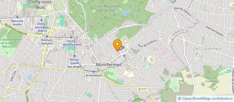 localisation de l'entreprise MADAME CATHERINE DE GREEF à MONTFERMEIL